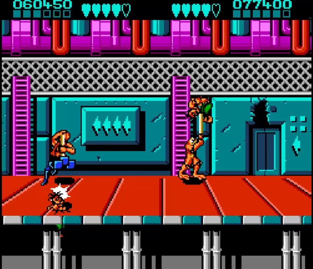 Battletoads & Double Dragon - геймплей игры Dendy\NES